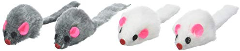 Ruff N Tumble Catnip Mice, 4 Pieces