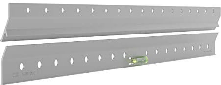 OOK 533212 French Cleat Mirror and Picture Hangers with Hardware, 200lb, Aluminum (13 Piece)
