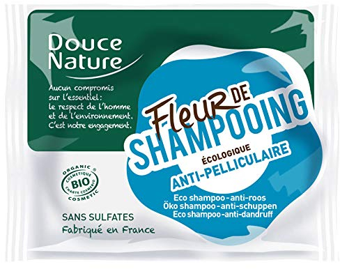 Douce Nature Fleur de Shampooing Anti-pelliculaire Bio 1 fleur 85 g, 400 ml