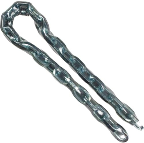 Master Lock 8020EURD - Kette aus gehärtetem Stahl - viereckiges Glied - Vinylschlauch 1,50 m x Ø 10 mm