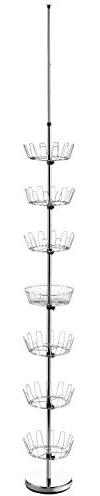 Whitmor 6060-4189 Floor To Ceiling Shoe Spinner