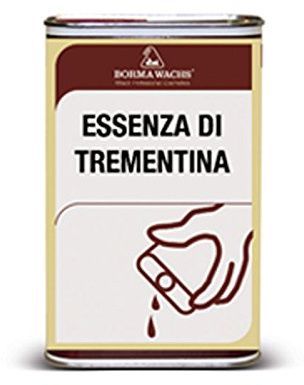 Aguarrás puro Borma es un producto incoloro de origen vegetal, diluyente de esmaltes de aceite natural o sintéticos - 1 litro -