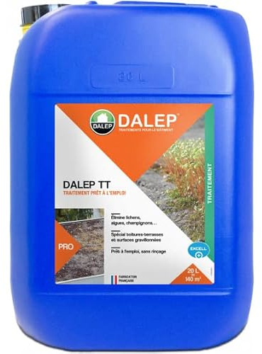 Batimousse TT - Antimousse Toitures-Terrasses et surfaces gravillonnées DALEP - 20 Litres