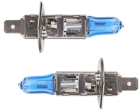 Mintice™ 2 X KFZ Auto H1 6000K Xenon Gas Halogen Scheinwerfer Weiß Licht Lampen Birnen 55W