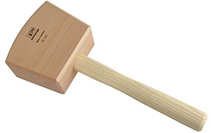 GM Schreinerklüpfel 14,0 cm Gr.2, Klüpfel Holzhammer aus Rotbuchenholz GM - Qualität