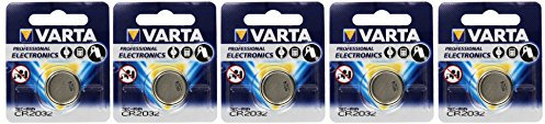 Varta 6032101401 Electronic - Pilas de botón CR 2032 (5 unidades) 2298-N