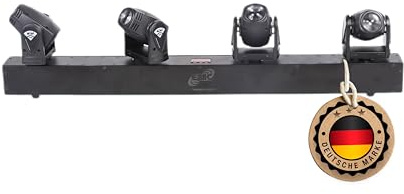 ETEC Professional LED Quad Moving Head BEAM BAR RGBW – Disco Party Effekt, RGBW DMX, Veranstaltung Bühnenbeleuchtung Licht, Show DJ Farbmischung