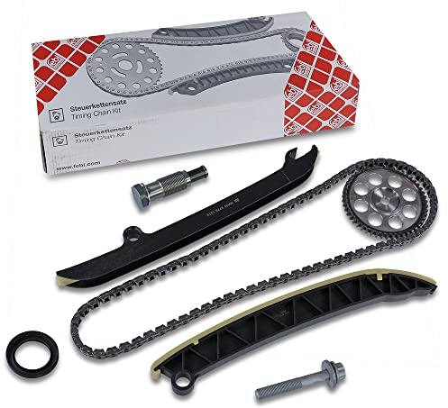 febi bilstein 104259 Steuerkettensatz für Nockenwelle, mit Gleitschienen und Kettenspanner, 1 Stück