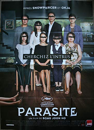 Affiche du Film Parasite Kinoposter Original gefaltet (Format 160 x 120 cm) Bong Joon Ho - Poster - Wohnzimmer