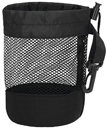 Henoot Nylonnetz Golftasche Golfballtasche Nylon Mesh Golfballtaschen mit Kordelzug Golfbälle Aufbewahrungshalter Golfzubehör zum Golfbällen Tischtennisbällen