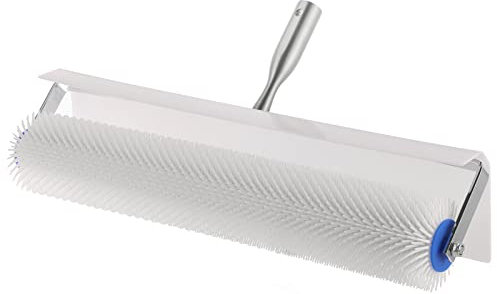 Acymner 19 Spiked Screeding Compound Roller | 19x 1 Remove Bubble Smooth Level Screed Surface Flooring Latex Self Levelling Spiked Compound Screed Floor Roller