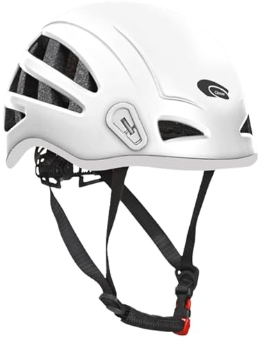 Climax MAKALU91, Weißer Kletterhelm für Industrie und Alinegebrauch, EN397 / EN12492, Belüftet, Einstellbar 53-62 cm