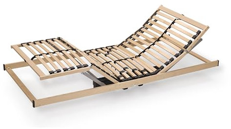 Generisch Lattenrost mit Motor 100x200cm | fertig montiert | elektrisch verstellbar | Härte-Regulierung | zum Klappen | Made in Germany | direkt vom Hersteller