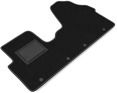 DHCarMats | Auto-Fußmatten für Renault Trafic von 2014 bis 2024 | Auto-Fußmatten aus rutschfestem Teppichstoff | Innenraum Innenraum - Komplettset vorne