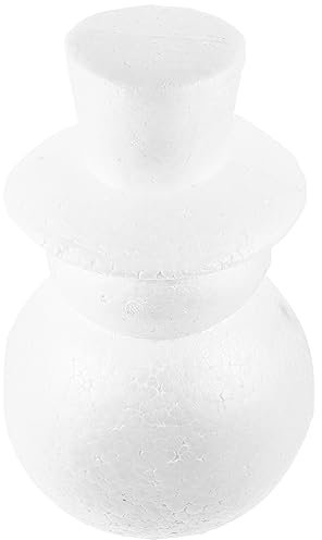 ROMISBABA Schneemann Dekoration Zum Selbermalen Schneemann Modell Aus Schaumstoff Für DIY Handwerk Deko Für Weihnachtsdekor Geeignet Für Innen Und Außenbereich
