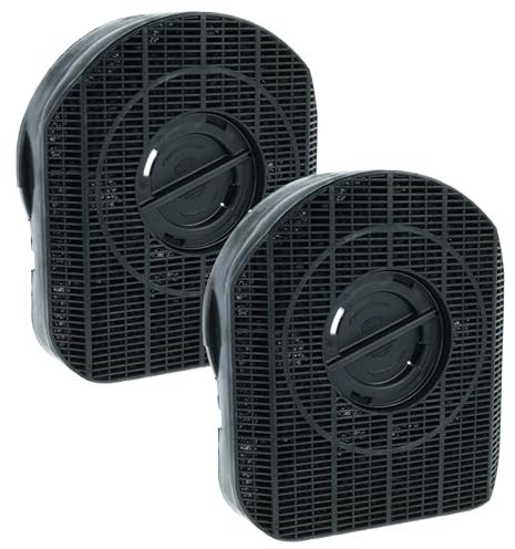 vhbw 2x Filtres à charbon actif compatible avec Electrolux EFG 70310 X, EFG70310X, EFG50300X hotte aspirante