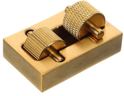 HOMSFOU 1 Satz DIY Leder Kantenlackierwerkzeug Professionelle Ölfarbe Box Reinem Kupfer mit Roller für Präzise Lederverarbeitung und Handwerk