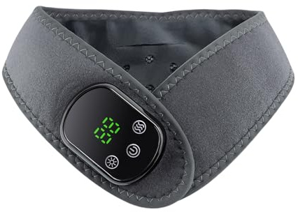 Cuscinetto riscaldante senza fili per spalla con massaggio Vibrazioni di calore regolabili Ricaricabile 1800mAh Batteria ricaricabile Massaggiatori cervicali