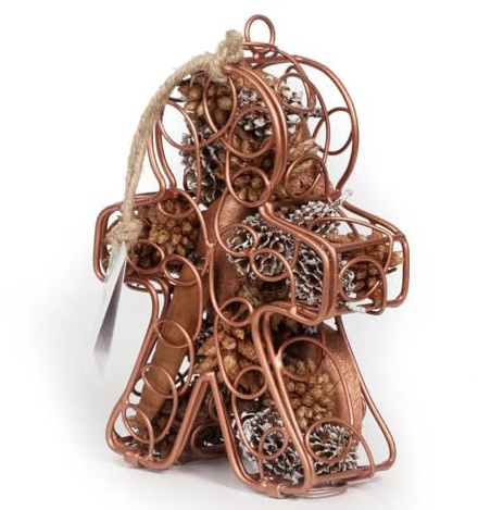 Swan Household Gingerbread Scented Gold Wire Pot Pourri Christmas Xmas Decoration (Design May Vary)