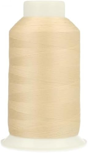 Madeira M9128-8821 Overlock-Gewinde, Polyester, 8821 Ecru/Gelb, 2500 m, meter