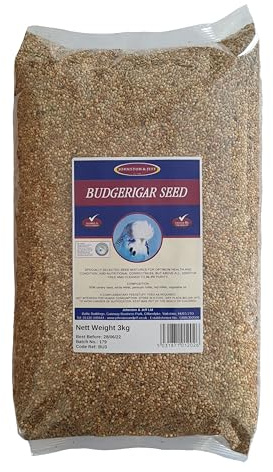 Johnston & Jeff Budgerigar Seed Bird Food 3kg