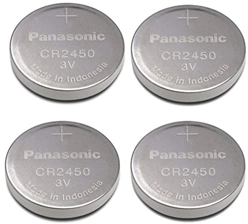 Panasonic CR2450 3V de Litio CR 2450 Batería [Paquete de 4]