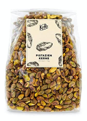 KoRo - Pistacchi sgusciati 1 kg - croccanti e sfiziosi - per le ricette o come snack - maxi confezione