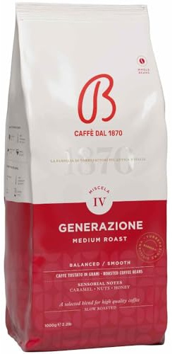 Caffè Barbera dal 1870 - Körner untermischen- Quarta Generazione - Cremiger Klassiker - Kg.1