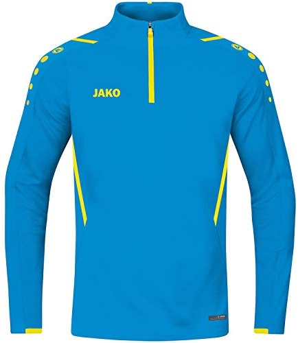 JAKO Herren Ziptop Challenge, Jako-Blau/Neongelb, XL