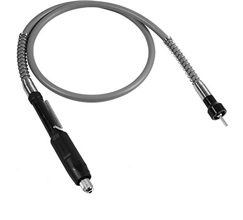 Universelles Verlängerungskabel Draht, Verlängerungskabel Flexible Welle für Rotationsschleifwerkzeug + M8 Keyless Chuck Clamping Dia. 3,2 mm