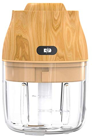 WLP Electric garlic press mincer, smashing and chopper, vegetable cutter, no need to peel garlic press, kitchen cooking tool black