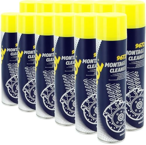 MANNOL 12 x 500ml, 9670 Montage Cleaner Bremsenreiniger