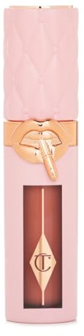 Charlotte Tilbury Pillow Talk Plumpgasm Lip Gloss - Hydrating Lip Plumper with Hyaluronic Acid & Plumpgasm Heat + Ice Technology for Juicy, Glossy Fullness - Fair/Medium
