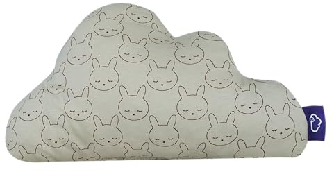 Träumeland GmbH Kuschelkissen Wolke Kuschelhase grün, 36 x 21 x 12 cm
