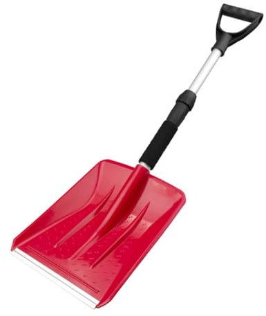 Pala da neve Pala da neve in plastica Pala ispessita Pala telescopica per la rimozione della neve da esterno Pala da neve per uso domestico Strumento per la rimozione della neve Pala invernale (B)