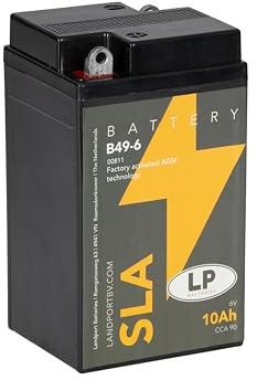 LP Motorcycle SLA Battery B49-6 (6V 10Ah)