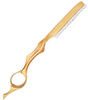 ARTSEWPLY 1stk Rasiermesser Zum Schichten Von Haaren Rasiermesser Schneiden Haarstyling-rasierer Haar Dünner Haar Ausdünnender Rasierer Golden