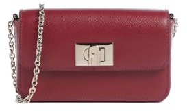 Furla Leder Umhängetasche Abendtasche 1927 Mini Crossbody Bag CILIEGIA d dunkelrot