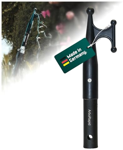BERGER ArboRapid Mehrzweckhaken 5478 | Aluminium Teleskopstangenaufsatz | 30cm Bootshaken zum Ziehen, Befestigen & Aufhängen | Garten, Wassersport & Dekoration | Aufsatz für ArboRapid Teleskopstangen