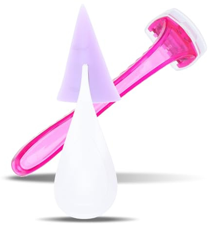 VILLCASE Maquinilla de Afeitar para Mujer para Vello Íntimo y Corporal Juego de Recortadoras para Bikini Tamaño Compacto Colores Aleatorios Adecuado para Uso Personal y Color Aleatorio