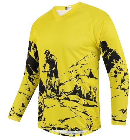 Maillot de cyclisme à manches longues pour enfant - Pour VTT et motocross - Pour garçon