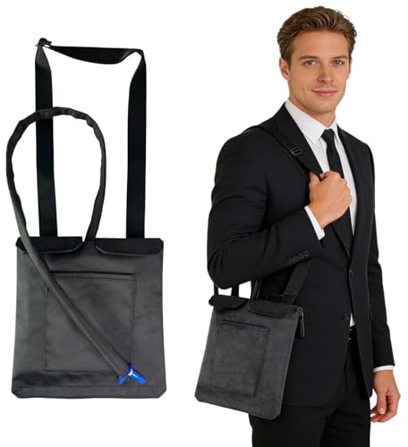 Urinbeutel Tasche Katheter Tasche,Unterwegs Katheter mit Verstellbarem Riemen Schultergurt