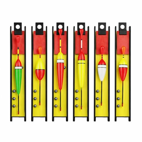 Voltrique 6PCS Flotadores Pesca con Anzuelos, Plomada y Sedal para Lago