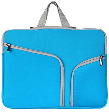 LaoZan Impermeabile Sacchetto protettivo neoprene Borsa per tablet e portatile Custodia per Notebook/Laptop/Ultrabook 17 Blu