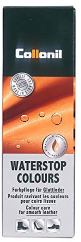 Collonil Waterstop Colours Schuhpflege für Glattleder 75 ml + Rema Ersatzschwammaufträger (021 Perlato Metallic)