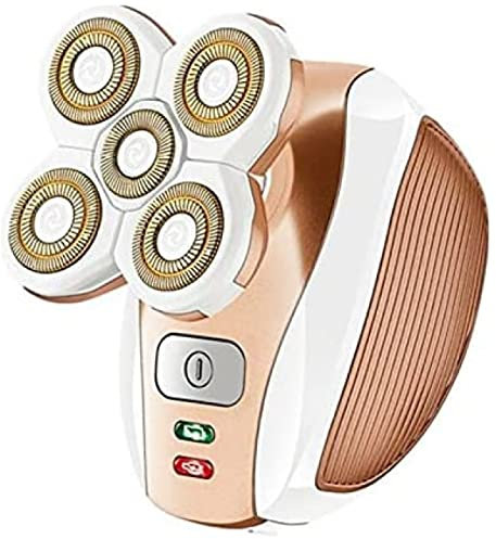 Upgraded Electric Women Hair Remover – Cordless Waterproof Lady Shaver & Bikini Trimmer for Face, Legs, Body, Lips, Armpit – Painless Wet & Dry Razor with LED Display & Safety Lock (Rose Gold)