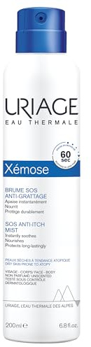 Uriage Xemose SOS Spray gegen Juckreiz für trockene, zu atopischem Ekzem neigende Haut mit Sheabutter - beruhigt in weniger als 60 Sekunden - frischer und schnell einziehender Nebel - 200ml