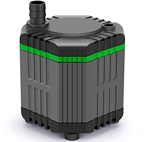 H&RB Pompa Sommersa Aspirante dal Basso Pompa Acquario Sommergibile Pompa Acqua Adatto per Serbatoio di Vetro, Acquario, Piscina, Laghetto per Pesci,HM3000