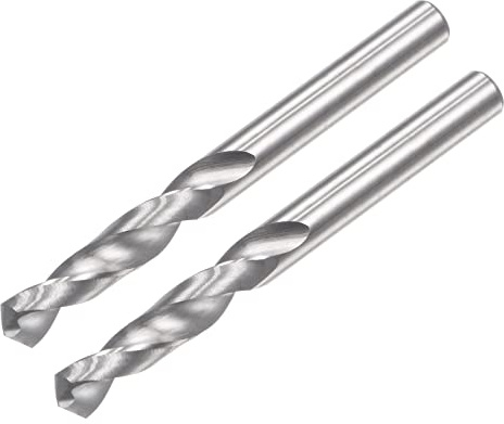 sourcing map 2 Stück VHM Bohrer Spiralbohrer Hochleistungsbohrer Ultrahart 3.7 mm C2/K20