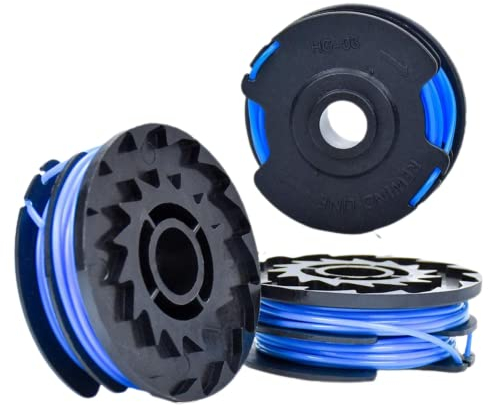 3 STK Trimmerspule und Schnurspule Ersatzgarnspule, Trimmerspule für WOLF GT840 GT850 GT-F10 ab Bjh 2013 9306821, ERSATZSPULE RT 2x 5m Ø1,6mm